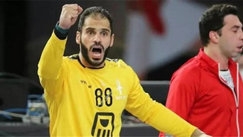 السد العالى الجديد لمنتخب اليد يشير للاعبى المانيا لن تحرزو اهداف