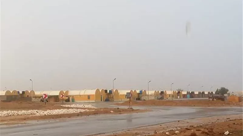 سقوط امطار بحلايب جنوب البحر الأحمر