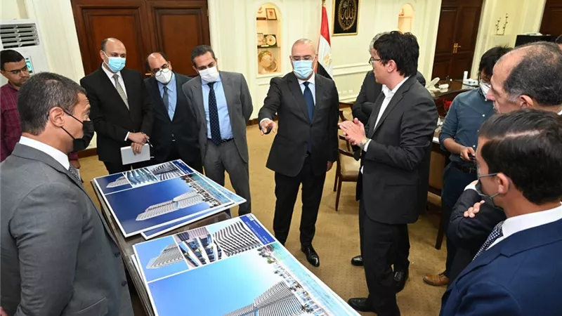 وزير الإسكان يتابع الموقف التنفيذي لمشروع أبراج 