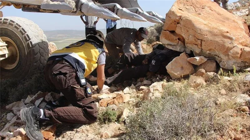 سقوط صخرة تزن 16 طناً على خط للسكك الحديدية في روسيا