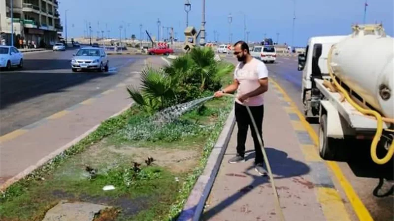 ري حدائق المنتزه أول