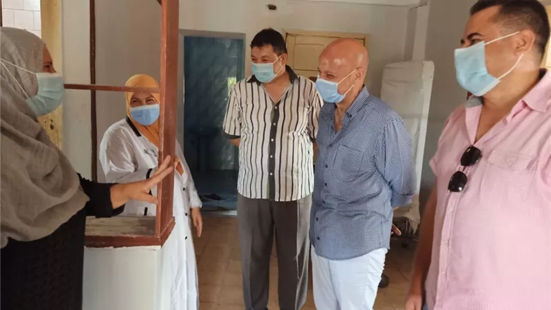 مدير الصحة يتفقد رفع كفاءة منافذ تقديم الخدمة الطبية بالحسينية