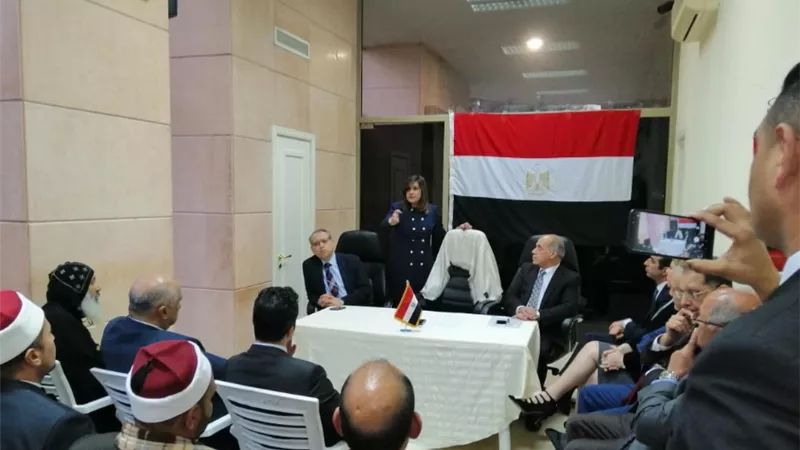 وزيرة الهجرة تلتقي الجالية المصرية في لبنان وتؤكد أنهم خط الدفاع الأول للوطن