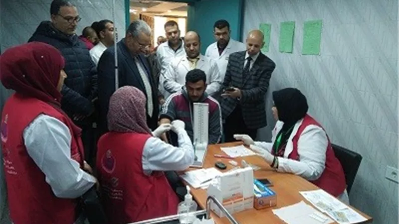 الكشف على مليون و68 الف مواطنا بالشرقية