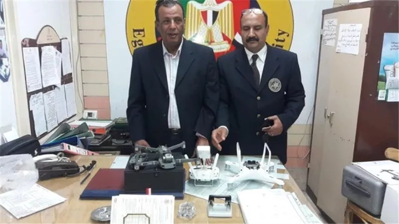 جمارك مطار أسوان تضبط محاولة تهريب طائرتى تنصت وتجسس