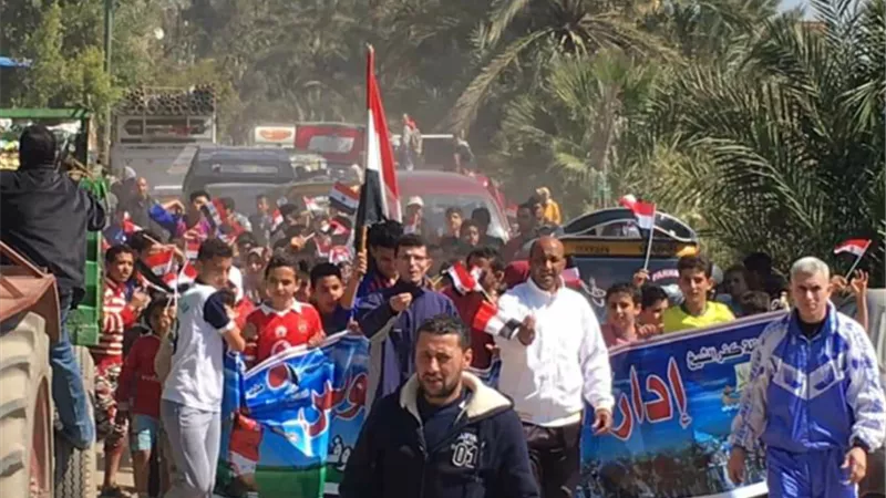 ماراثون من الجزيرة حتى مركز شباب برج مغيزل بمطوبس بكفر الشيخ