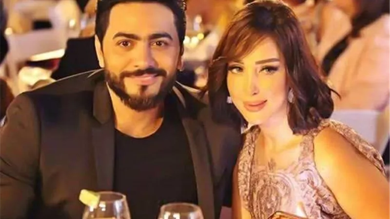بسمة بوسيل تتحدى زوجها تامر حسنى على انستجرام .. فيديو