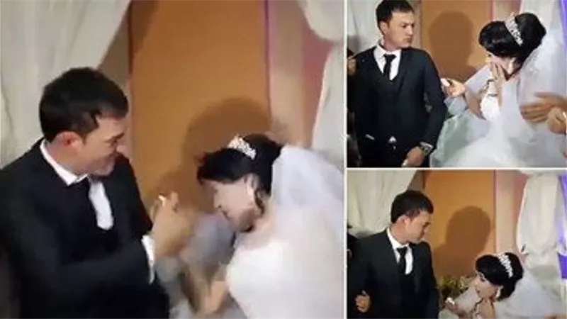 بالفيديو .. يصفع عروسه خلال حفل الزفاف ليشعل مواقع التواصل