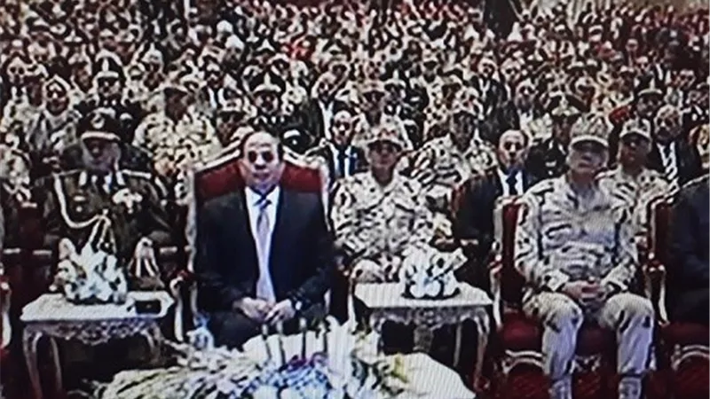 السيسى يفتتح الندوة التثقيفية تحت شعار شهداؤنا في قلوبنا