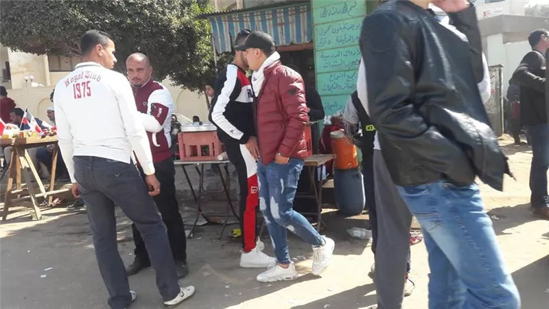 اقبال كثيف من الناخبين أمام اللجان بأشمون