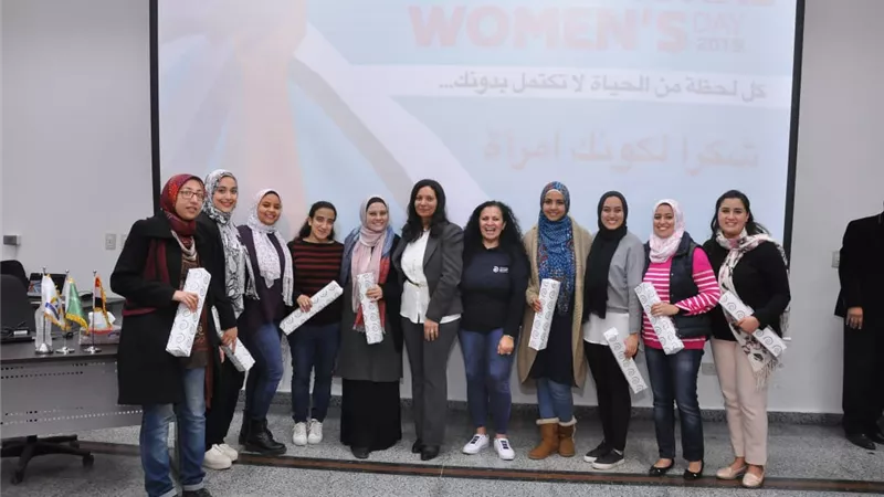 القومى للمرأة يشارك فى احتفال مجموعة شركات السويس للاسمنت باليوم العالمي للمرأة