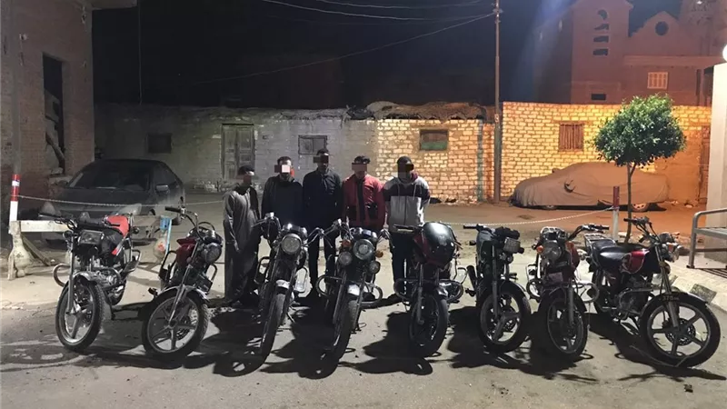 القاء القبض على عصابة سرقة الدرجات البخارية بكفر الشيخ