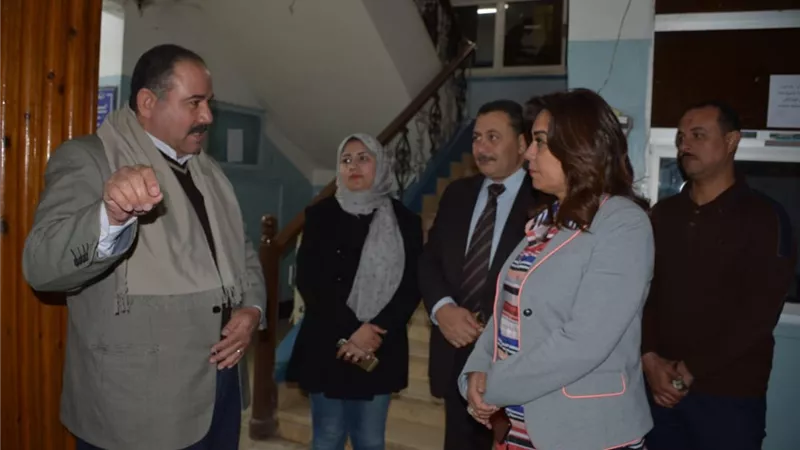 محافظ دمياط تتابع أعمال إنشاء وحدة الغسيل الكلوي بمستشفى السرو