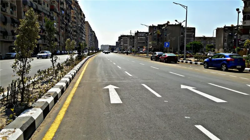 الانتهاء من أعادة رصف ورفع كفاءة شارع نهضة مصر