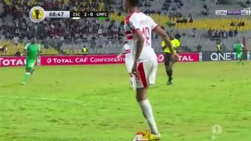 أول رد من رئيس الزمالك على حميد أحداد بعد وقوفه على الكرة