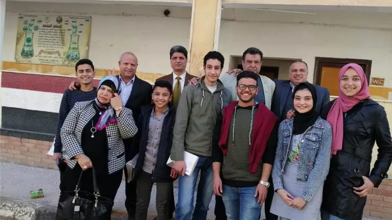 ميت سلسبيل الأولى في مسابقة أوائل الطلاب