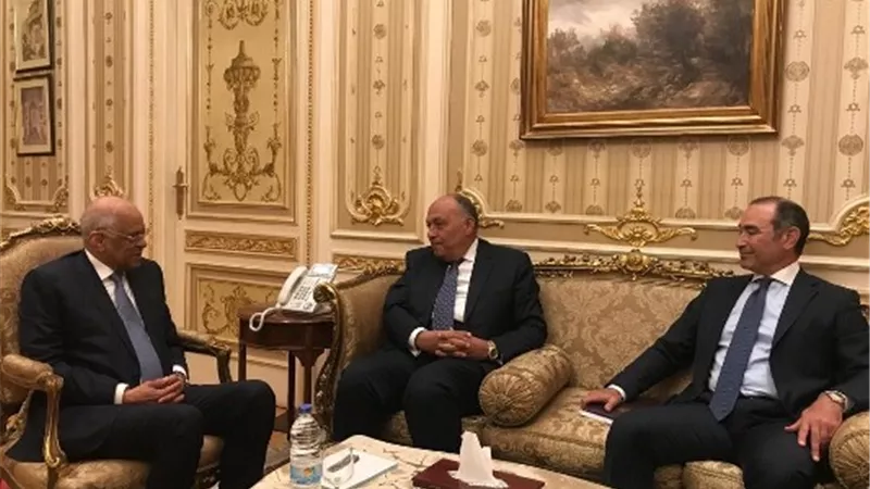 وزير الخارجية يلتقي رئيس مجلس النواب ويشارك في أعمال لجنة العلاقات الخارجية بالمجلس