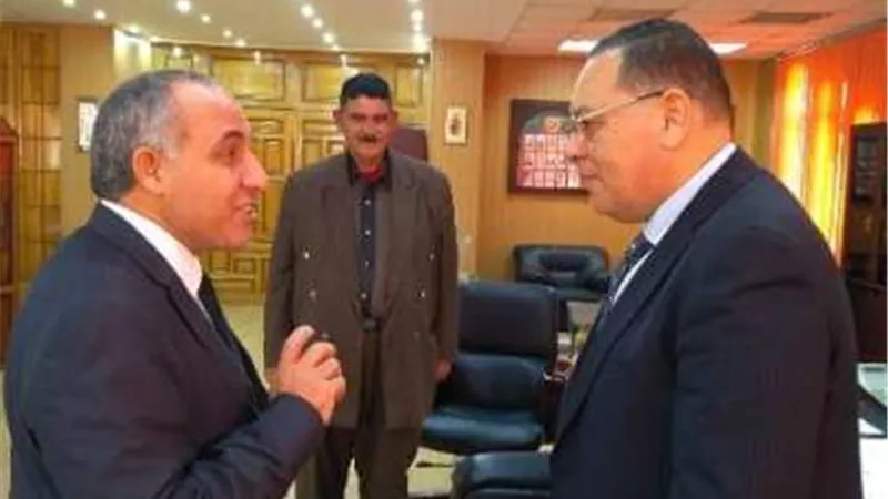 غراب يستقبل رئيس جهاز العاشر ووكيل وزارة الري لتهنئتهما بمنصبيهما الجديد