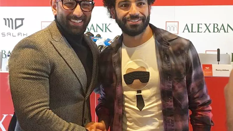 ابراهيم فايق مع محمد صلاح فى ليفربول
