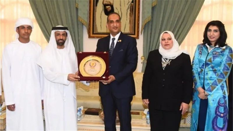 الشيخ محمد العامرى يتسلم اوسكار اتحاد المبدعين العرب لأفضل شخصية ثقافة عربية