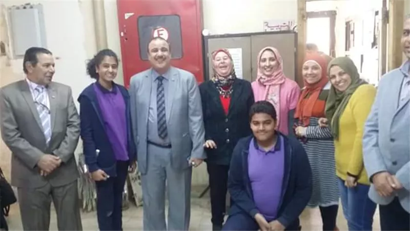 وكيل تعليم القليوبية يتابع مسابقات الاتحادات الطلابية