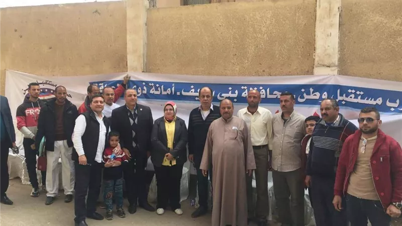قافله طبيه للكشف على ذوى الاعاقه ببنى سويف