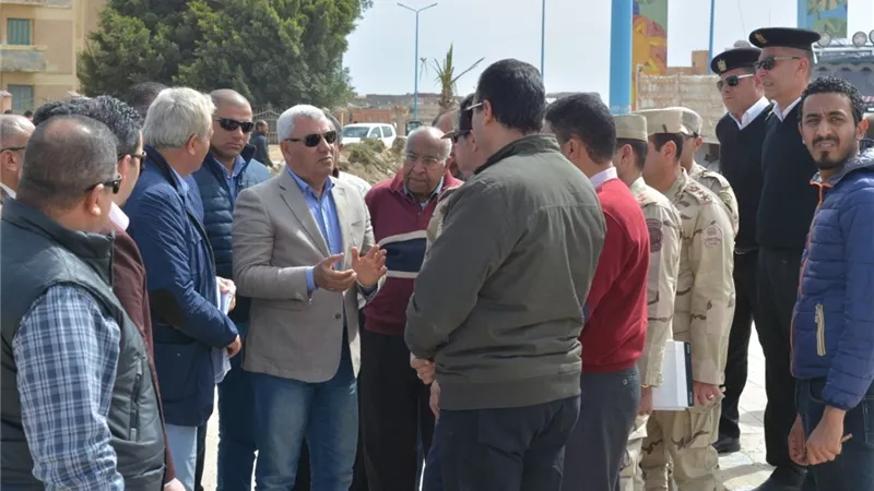 الغرابلي يتفقد أعمال تطوير شارع الريفية والكورنيش والسنة حماية الشواطئ