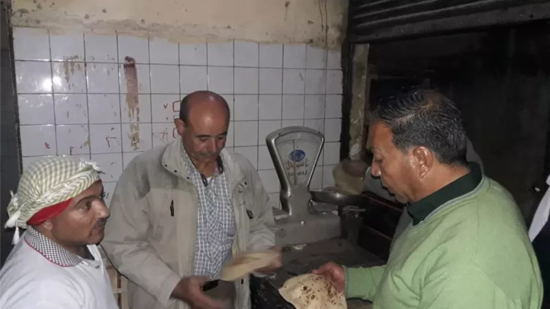 محاضر جنح للمخابز المخالفة بقويسنا .. صـــور