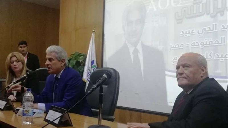 الابراشى لطلاب الجامعة العربية المفتوحة: الصحافة أهم عامل للأعلامى الناجح .. بالفيديو