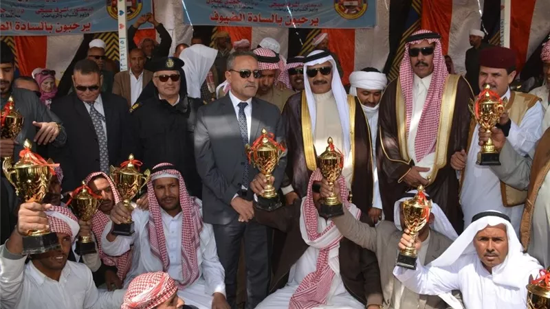 ختام الدورة الثامنة عشر لمهرجان الإسماعيلية لسباقات الهجن وتكريم الفائزين والوفود