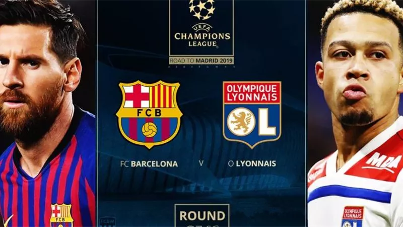 مفاجأة في تشكيل برشلونة أمام ليون في دوري الأبطال