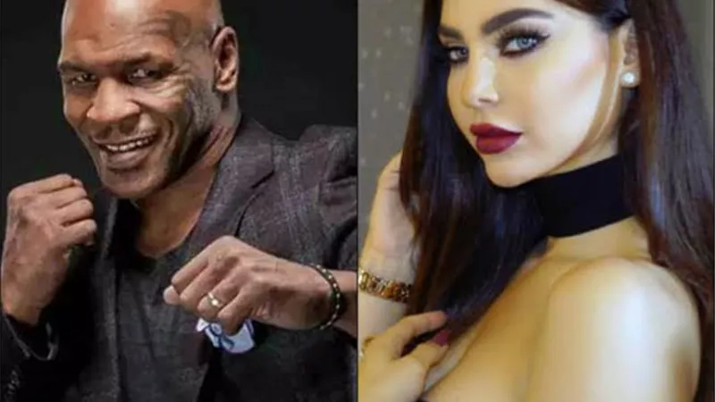 قمر تنضم لحملة فرعون برفقة ملاكم عالمى