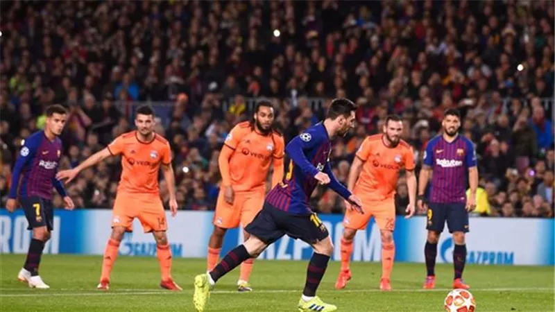 ملخص واهداف مباراة برشلونة وأولمبيك ليون بدورى أبطال أوروبا
