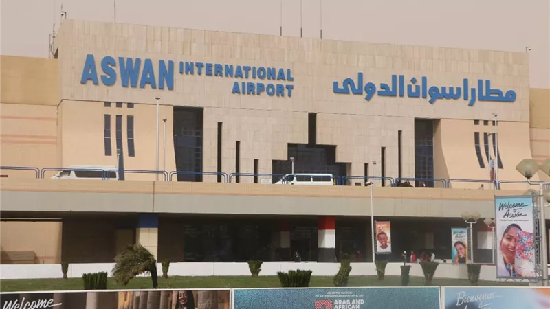 مطار أسوان الدولى يتزين لإستقبال وفود ملتقي الشباب العربى الإفريقى 2019