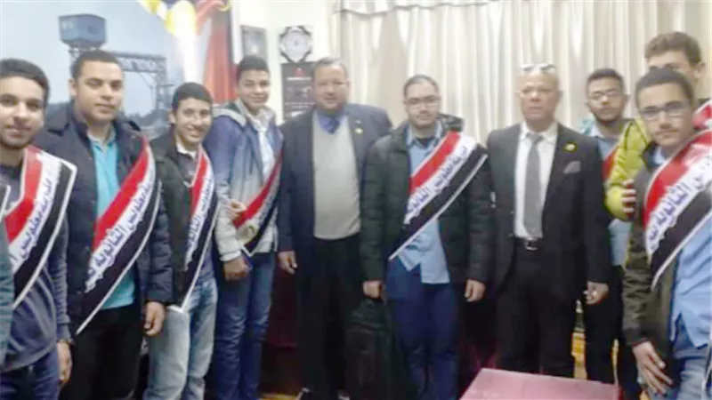 طلبة ثانوية مطوبس شاركت مدرسة التربية الفكرية في يوم متلازمة داون