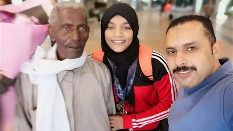 افراح في قرية المحسمة احتفالاً بالفتاة الذهبية نعمة سعيد بطلة العالم