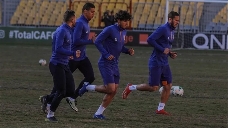 الأهلي يتدرب على ركلات الجزاء قبل مواجهة الساورة