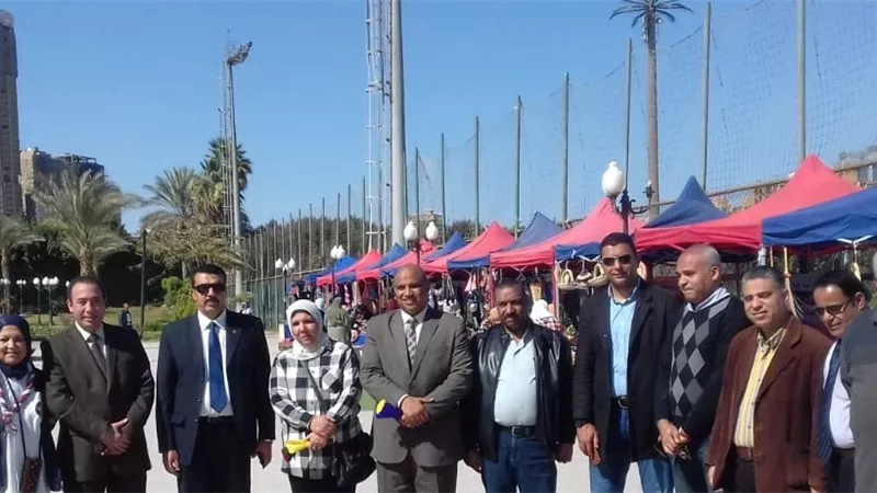 معرض للمنتجات اليدوية لأندية الفتاة بمركزشباب الجزيرة