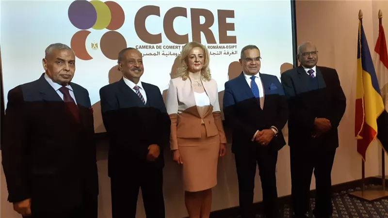 افتتاح الغرفة التجارية الرومانية المصرية