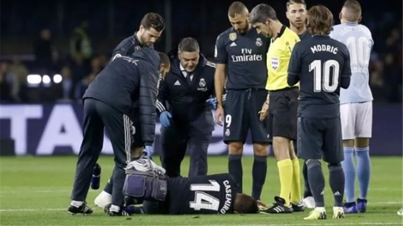إصابة لـ لاعب سيلتا فيجو في الدقيقة الثانية أمام ريال مدريد