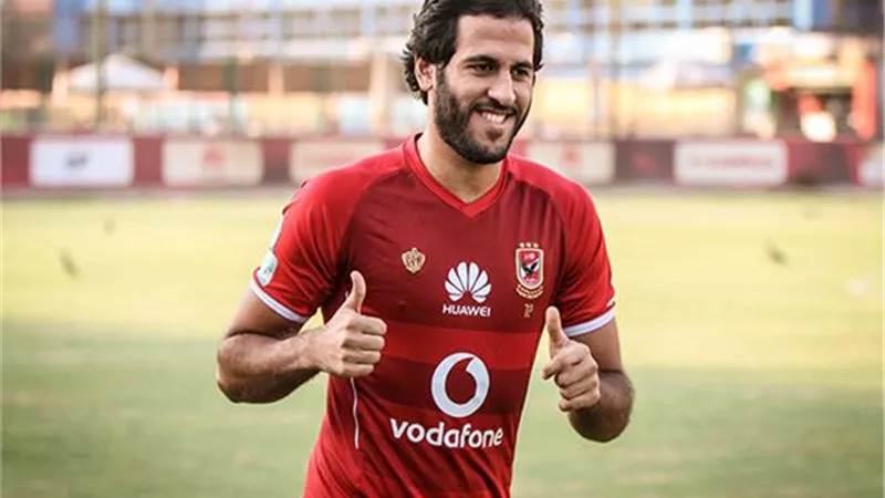 مروان محسن يحرز الهدف الأول للأهلي في شباك شبيبة الساورة