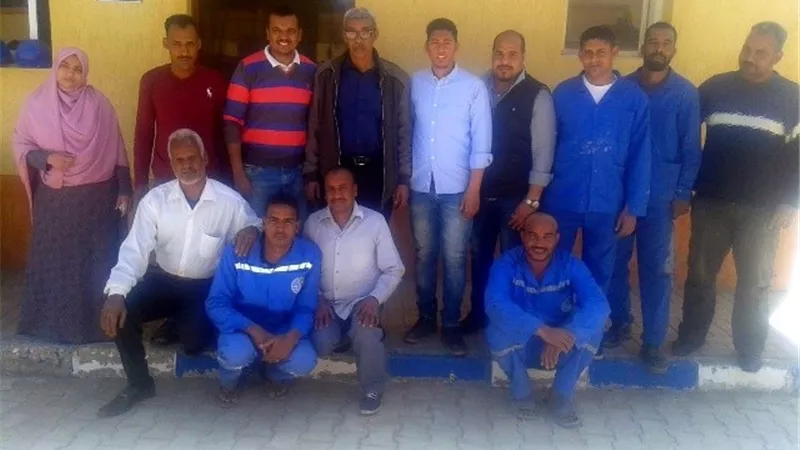 شركة مياه الشرب بالأقصر تواصل أعمال التطهير بمحطة وشبكات مياه الرضوانية