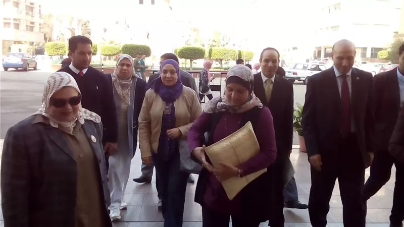 خبراء المركز القومي للقياس والتقويم بالتعليم العالي فى جامعة الزقازيق