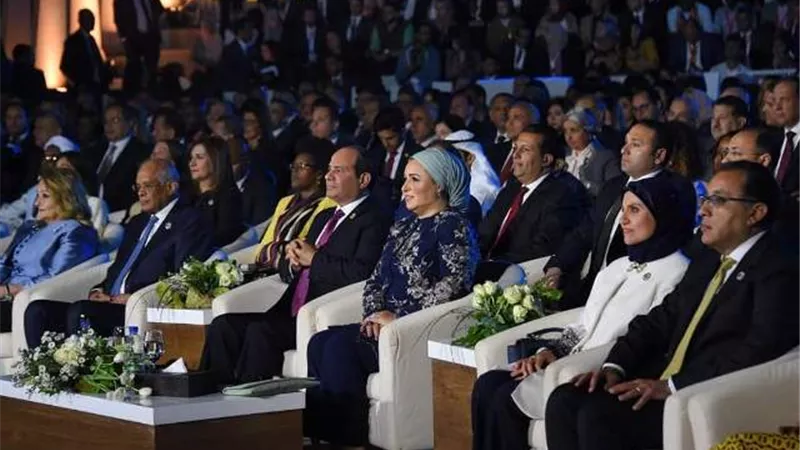 قرينة رئيس الجمهورية: افريقيا والعالم العربى يزخران بالعقول المستنيرة والمتفردة