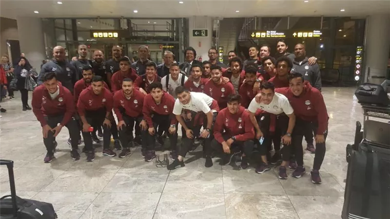 بعثة المنتخب الاولمبي تصل اسبانيا