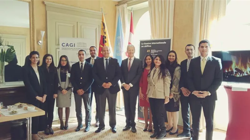البرنامج التدريبى الخارجى لشباب الدبلوماسيين فى المنظمات الدولية بالمقر الاوروبى للأمم المتحدة