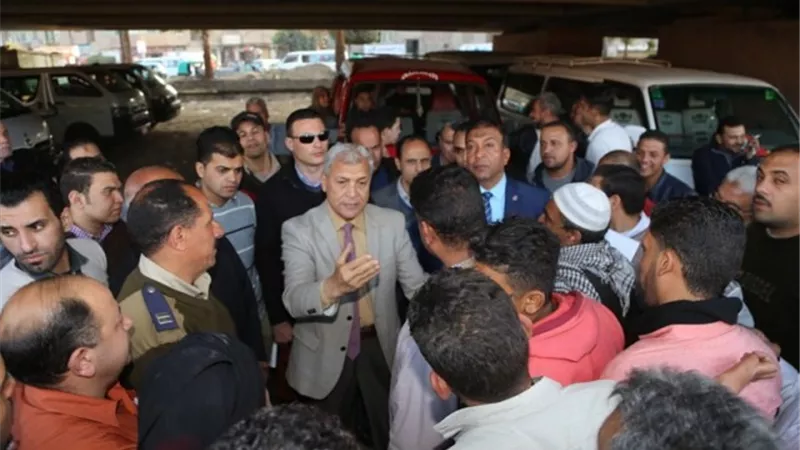 محافظ المنوفية يتفقد أعمال تطوير منطقة الكوبرى العلوى بمدينة قويسنا