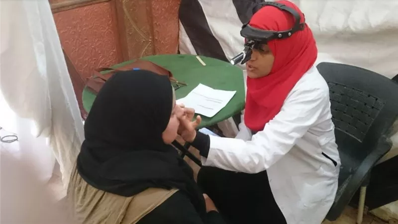 مناظرة 350 حالة بقافلة جنوب الوادي الطبية بقرية الكرنك بابو تشت