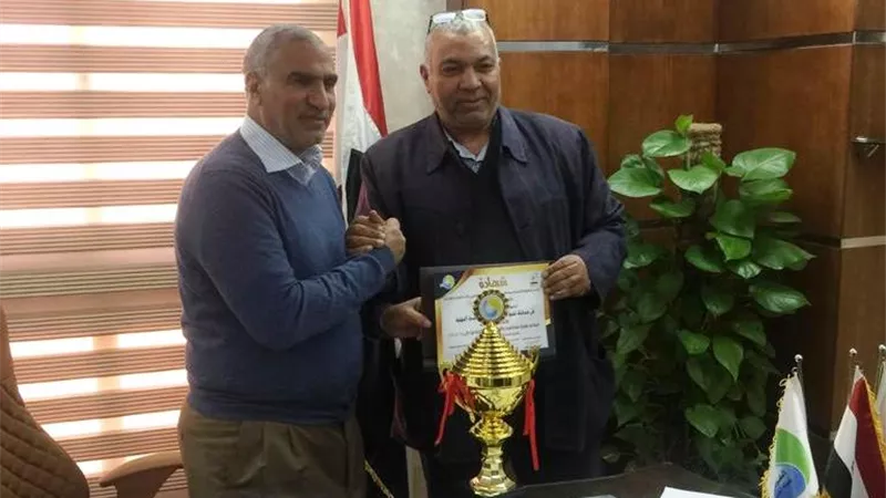 مياه الجيزة تحصل علي المركز الأول فى تنميه مهارات السلامه والصحه المهنيه