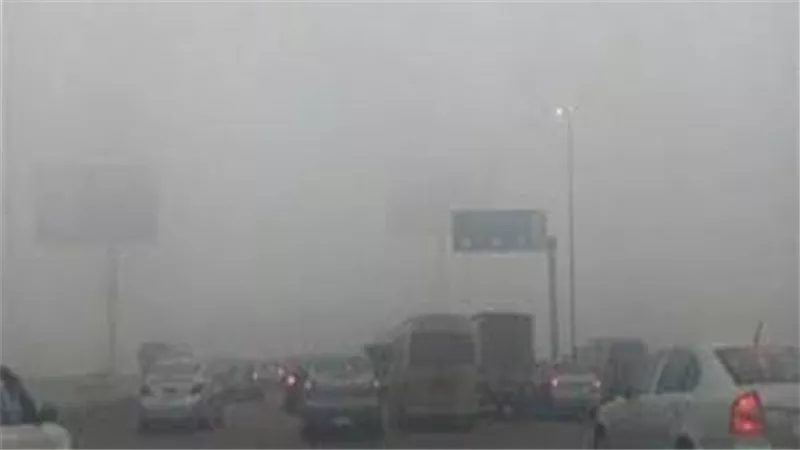 إغلاق طريق العلمين الصحراوى بسبب الشبورة